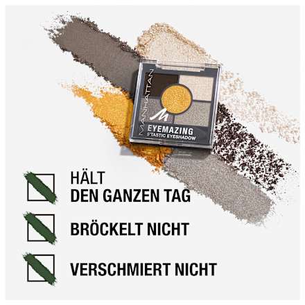 Lidschatten Palette Eyemazing 5'Tastic 006 Jungle Green MANHATTAN Cosmetics