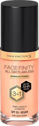 make-up Facefinity Flawless 3 v 1 40 Light Ivory MAX FACTOR