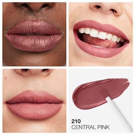Lippenstift Liquid Lasting Perfection Mega Matte 210 Central Pink MANHATTAN Cosmetics