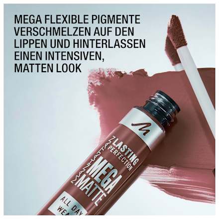 Lippenstift Liquid Lasting Perfection Mega Matte 860 State Of Burgundy MANHATTAN Cosmetics