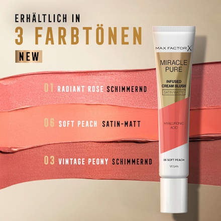 Blush Cream Miracle Pure 01 Radiant Rose MAX FACTOR