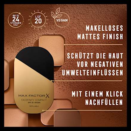 Foundation Facefinity Compact LSF 20, 006 Golden nachfüllbar MAX FACTOR