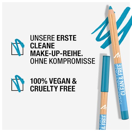 Eyeliner Clean & Free 006 Anime Blue MANHATTAN Cosmetics