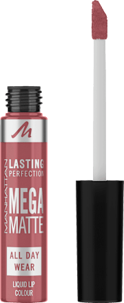 Lippenstift Liquid Lasting Perfection Mega Matte 210 Central Pink MANHATTAN Cosmetics