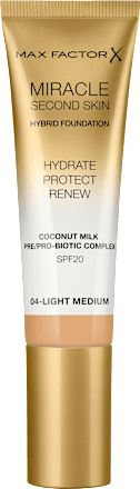Miracle second skin tečni puder – 04 Light Medium MAX FACTOR
