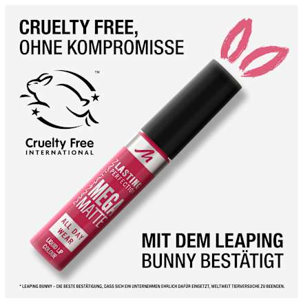 Lippenstift Liquid Lasting Perfection Mega Matte 910 Fuschia Flush MANHATTAN Cosmetics