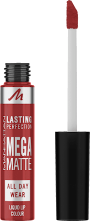 Lippenstift Liquid Lasting Perfection Mega Matte 500 Red-Y For Broadway MANHATTAN Cosmetics