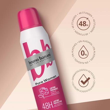 Antitranspirant Deospray Pure Woman Bruno Banani