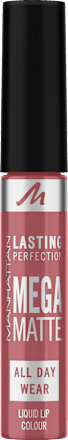 Lippenstift Liquid Lasting Perfection Mega Matte 210 Central Pink MANHATTAN Cosmetics