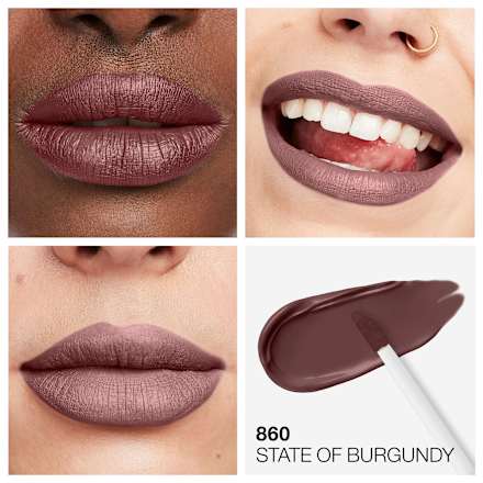 Lippenstift Liquid Lasting Perfection Mega Matte 860 State Of Burgundy MANHATTAN Cosmetics