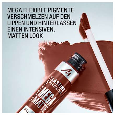 Lippenstift Liquid Lasting Perfection Mega Matte 725 Love Bite MANHATTAN Cosmetics