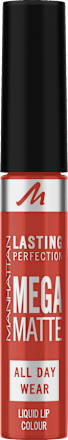 Lippenstift Liquid Lasting Perfection Mega Matte 920 Scarlet Flames MANHATTAN Cosmetics