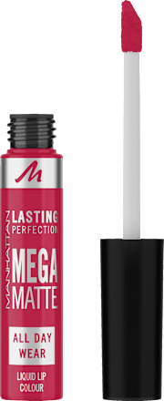 Lippenstift Liquid Lasting Perfection Mega Matte 910 Fuschia Flush MANHATTAN Cosmetics