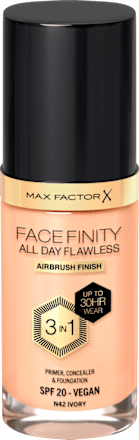 make-up Facefinity All Day Flawless 3 v 1 N42 Ivory MAX FACTOR