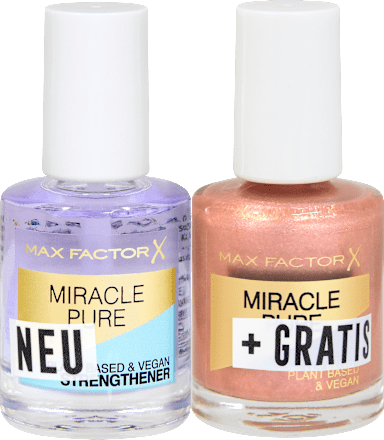 Miracle Pure Nagellack - Nr. 232 Tahitian Sunset + Nagelhärter MAX FACTOR