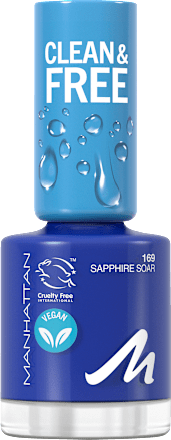 Nagellack Clean & Free 169 Sapphire Soar MANHATTAN Cosmetics
