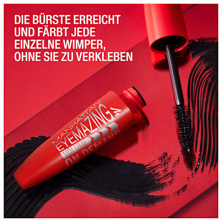 Mascara Eyemazing Volume On Demand 002 Black Brown MANHATTAN Cosmetics