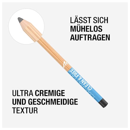 Eyeliner Clean & Free 001 Pitch Black MANHATTAN Cosmetics