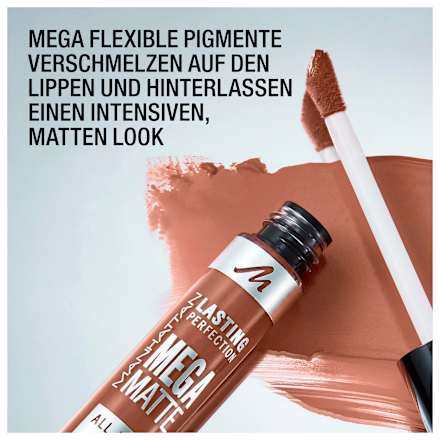 Lippenstift Liquid Lasting Perfection Mega Matte 700 Noho Mocha MANHATTAN Cosmetics