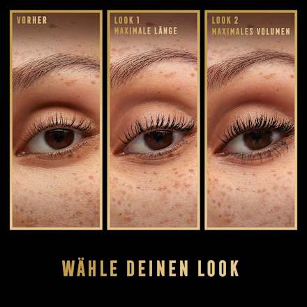 Mascara Masterpiece 2in1 Lash Wow 01 Black MAX FACTOR