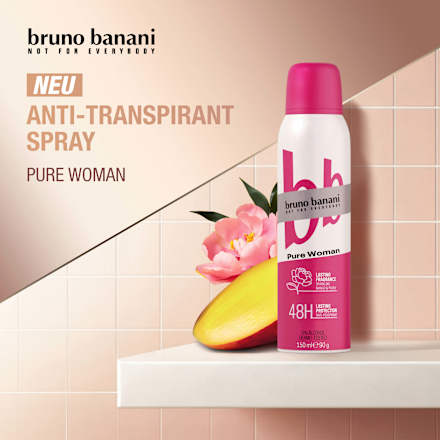 Antitranspirant Deospray Pure Woman Bruno Banani