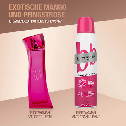 Antitranspirant Deospray Pure Woman Bruno Banani