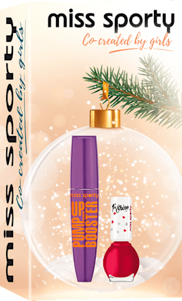 Set Mascara Pump Up Booster+ Lac de unghii 1'TO SHINE 220 miss sporty