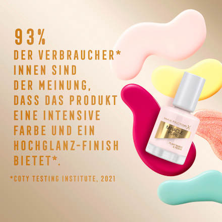 Geschenk-Set Nagellacke Miracle Pure 205 & 305 + gratis Top Coat MAX FACTOR