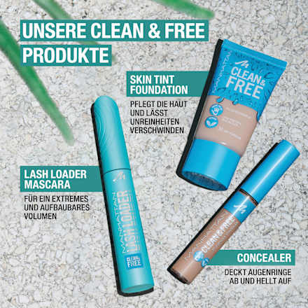 Mascara Clean & Free Lash Loader 1010N Black MANHATTAN Cosmetics