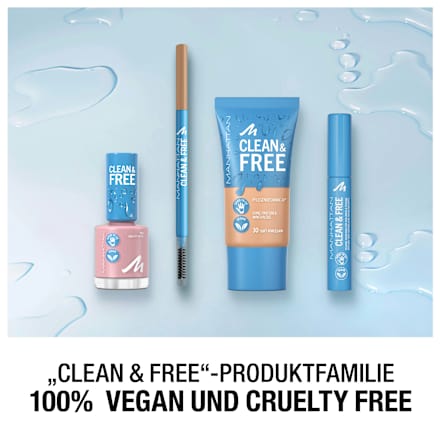 Augenbrauenstift Clean & Free 001 Blonde MANHATTAN Cosmetics