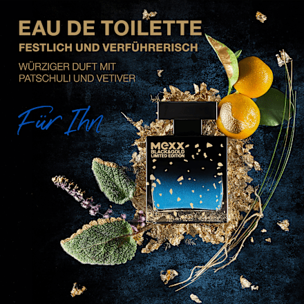 Eau de Toilette Black & Gold For Him Mexx