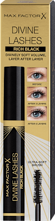 Maskara MX FACTOR Divine Lashes – Rich Black, 8 ml