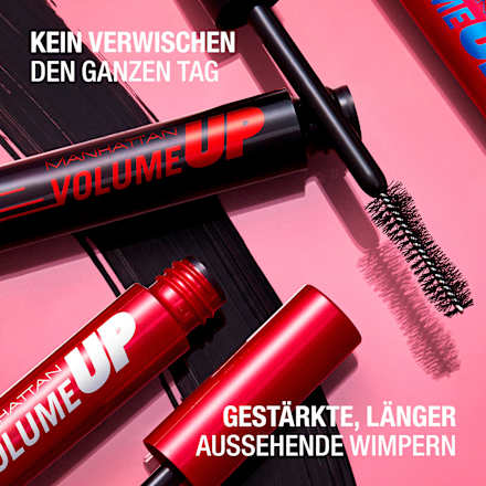 Mascara Volume Up Mascara 004 Pitch Black MANHATTAN Cosmetics