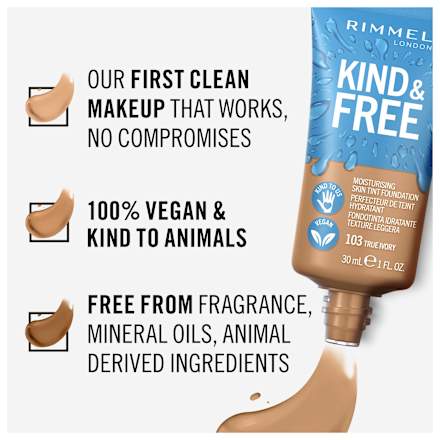 Podkład Kind &  Free Skin Tint 103 True Ivory RIMMEL LONDON