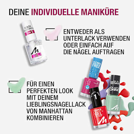 Base & Top Coat Nail Treatment 7in1 Multi Benefit MANHATTAN Cosmetics