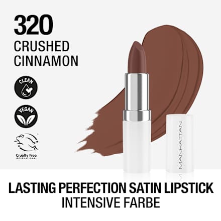 Lippenstift Lasting Perfection Satin 320 Crushed Cinnamon MANHATTAN Cosmetics
