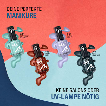 Nagellack Super Gel 300 Beach House Blue MANHATTAN Cosmetics