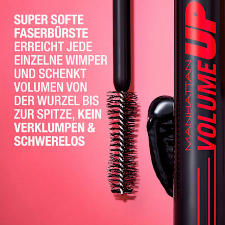 Mascara Volume Up Mascara 004 Pitch Black MANHATTAN Cosmetics