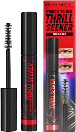 Wonder'Volume Thrill Seeker maskara - Pitch Black RIMMEL LONDON