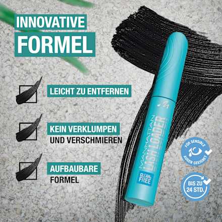 Mascara Clean & Free Lash Loader 99T Brown MANHATTAN Cosmetics
