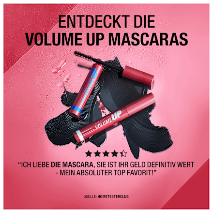 Mascara Volume Up 003 Waterproof Black MANHATTAN Cosmetics