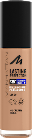 Foundation Lasting Perfection 61 Creamy Beige LSF 20 MANHATTAN Cosmetics