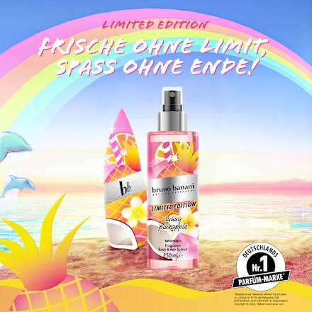 Limited Edition Sunny Pineapple Woman Körperspray Body Mist Bruno Banani