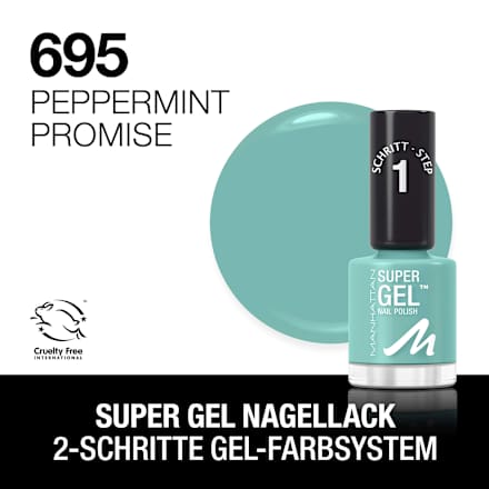 Nagellack Super Gel 695 Peppermint Promise MANHATTAN Cosmetics