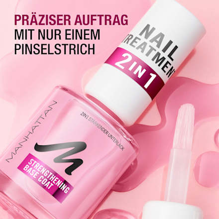 Base Coat, Nail Treatment 2in1 MANHATTAN Cosmetics