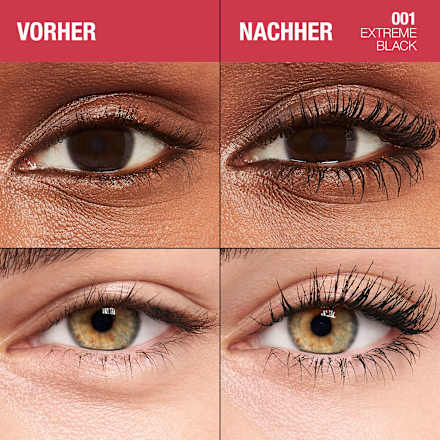 Mascara Volume Up 002 Extreme Black Brown MANHATTAN Cosmetics