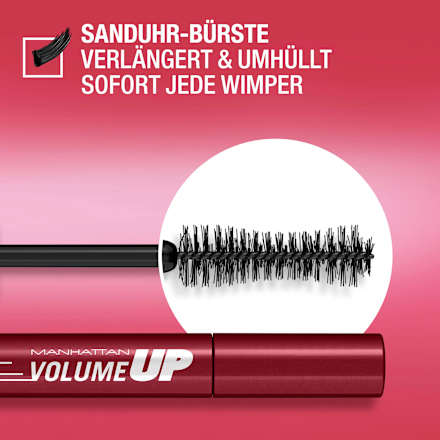 Mascara Volume Up 002 Extreme Black Brown MANHATTAN Cosmetics