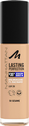 Foundation Lasting Perfection 50 Sesame LSF 20 MANHATTAN Cosmetics