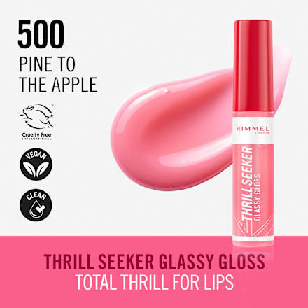 Thrill Seeker sjaj za usne - 500 Pine to the  Apple RIMMEL LONDON
