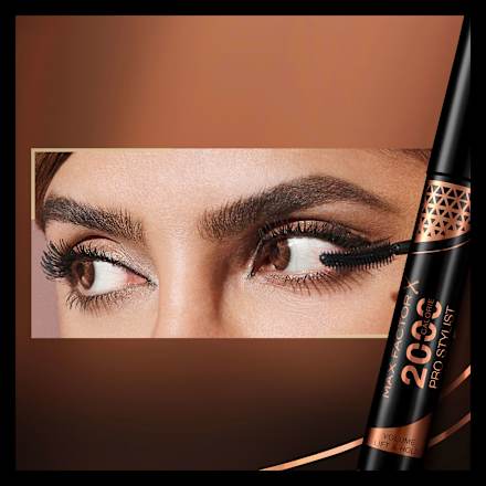 Спирала за мигли 2000 Calorie Pro Stylist - Black-Brown MAX FACTOR